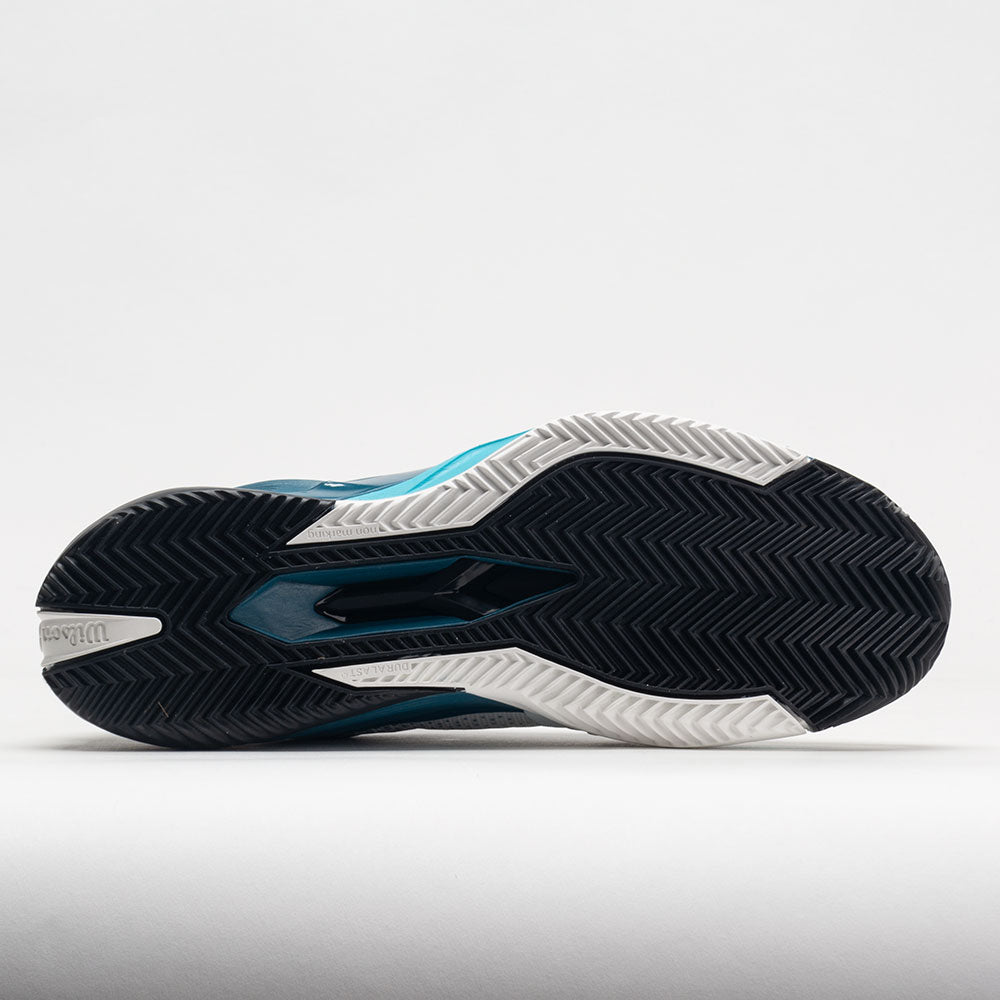 Wilson Rush Pro 4.0 Clay Men's  White/Blue Coral/Blue Atoll