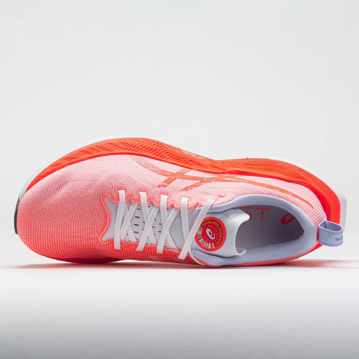 ASICS Superblast Unisex White/Sunset Red