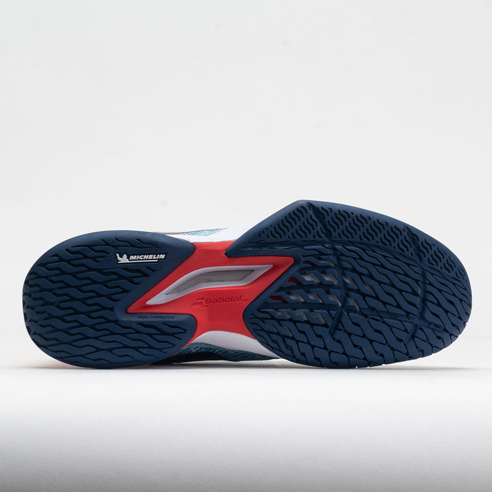 Babolat Jet Mach 3 Men's White/Estate Blue