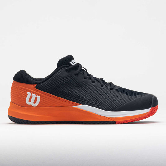 Wilson Rush Pro Ace Men's  Black/Vermillion Orange/White