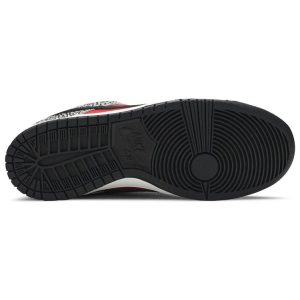 Supreme x Dunk Low Premium SB 'Red Cement' 313170-600
