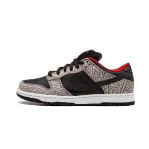 Supreme x Dunk Low Pro SB 'Black Cement' 304292-131