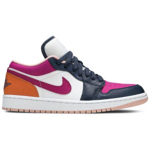 Air Jordan 1 Low 'Mismatched - Purple Magenta' DJ4342-400