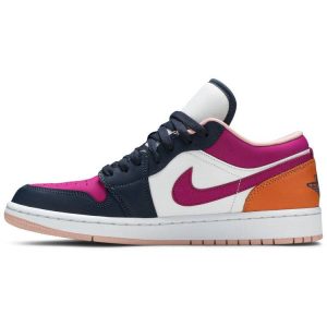 Air Jordan 1 Low 'Mismatched - Purple Magenta' DJ4342-400
