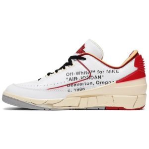 Off-White x Air Jordan 2 Retro Low SP 'White Varsity Red' DJ4375-106