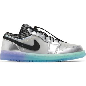 Wmns Air Jordan 1 Low SE 'Metallic Silver Gradient' DJ5199-109