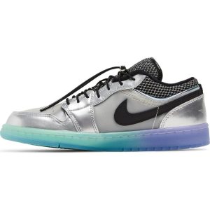 Wmns Air Jordan 1 Low SE 'Metallic Silver Gradient' DJ5199-109