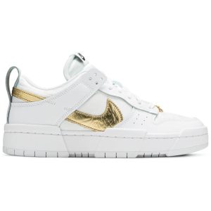 Wmns Dunk Low Disrupt 'White Metallic Gold' DD9676-100
