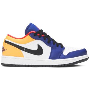 Air Jordan 1 Low 'White Deep Royal Blue' 553558-123