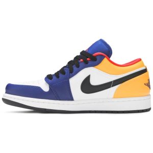 Air Jordan 1 Low 'White Deep Royal Blue' 553558-123