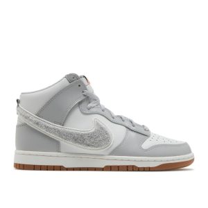 Dunk High 'Chenille Swoosh - Light Smoke Grey' DR8805-003