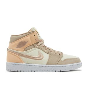 Wmns Air Jordan 1 Mid SE 'Muslin Canvas' DV0427-102