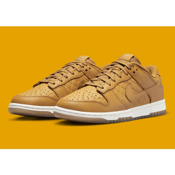 13d3f39e138b11ee8b5e00affb376782 Wmns Dunk Low 'Quilted Wheat' DX3374-700