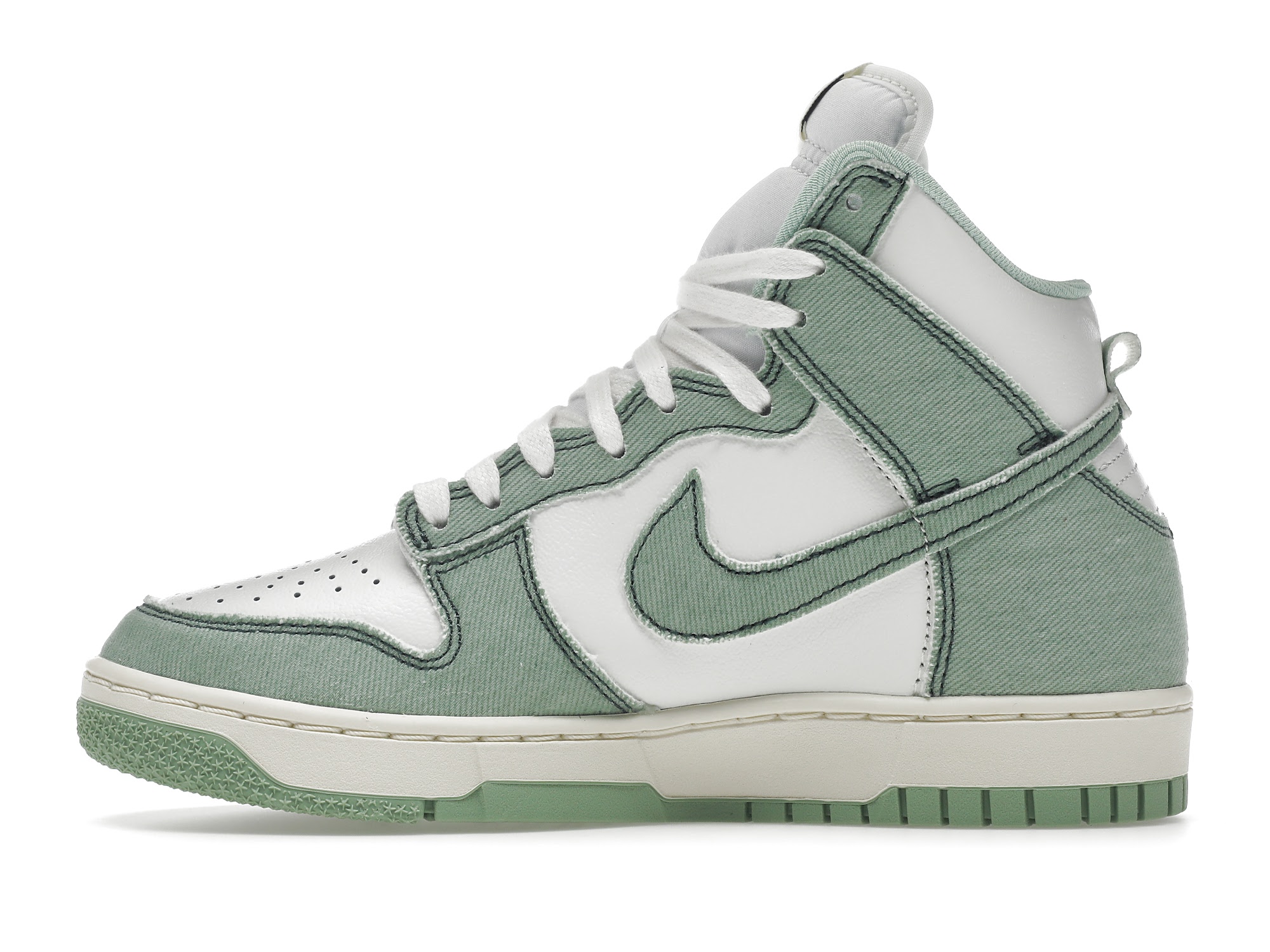 15ff9c87138911ee8b5e00affb376782 Wmns Dunk High 1985 'Green Denim' DV1143-300