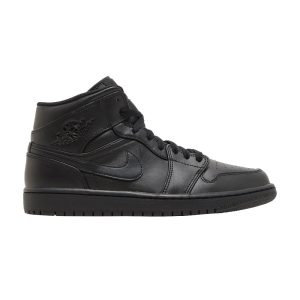 Air Jordan 1 Mid 'Triple Black' 2022 554724-093