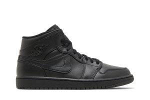 Air Jordan 1 Mid 'Triple Black' 2022 554724-093