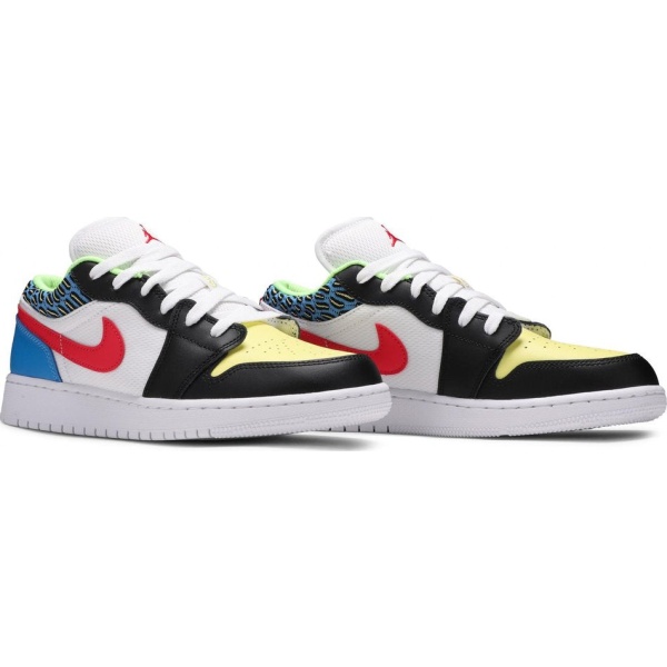1847c6bc138611ee8b5e00affb376782 Air Jordan 1 Low GS 'Funky Patterns' DH5927-006