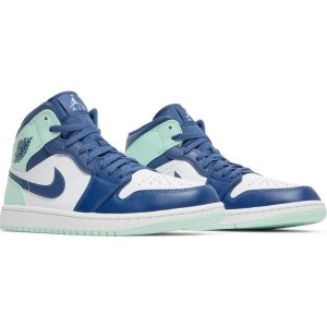 Air Jordan 1 Mid 'Blue Mint' 554724-413
