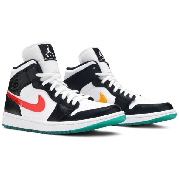 1c77032f138511ee8b5e00affb376782 Wmns Air Jordan 1 Mid 'Alternate Swoosh' BQ6472-063