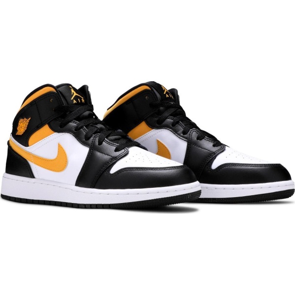 1f525a73138511ee8b5e00affb376782 Air Jordan 1 Mid GS 'Black University Gold' 554725-177