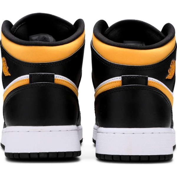 1f5a509d138511ee8b5e00affb376782 Air Jordan 1 Mid GS 'Black University Gold' 554725-177