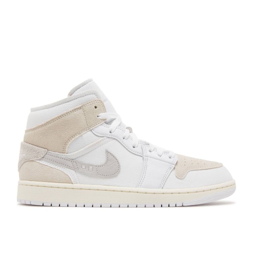 23d293d3138511ee8b5e00affb376782 Air Jordan 1 Mid SE Craft 'Inside Out - White Sail' DM9652-120