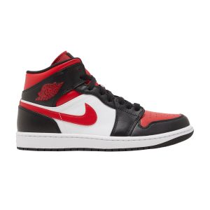 Air Jordan 1 Mid 'Bred Toe' 554724-079