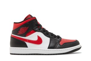 Air Jordan 1 Mid 'Bred Toe' 554724-079