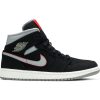 Air Jordan 1 Mid 'Black Grey' 554724-060