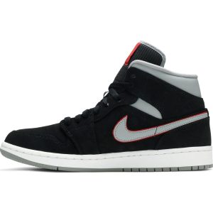 Air Jordan 1 Mid 'Black Grey' 554724-060