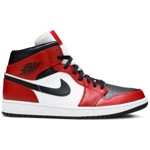 Air Jordan 1 Mid 'Chicago Black Toe' 554724-069