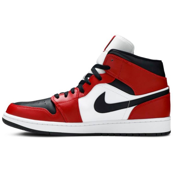 28b530c9138511ee8b5e00affb376782 Air Jordan 1 Mid 'Chicago Black Toe' 554724-069