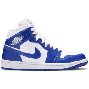 Wmns Air Jordan 1 Mid 'Kentucky Blue' BQ6472-104