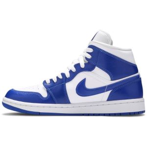 Wmns Air Jordan 1 Mid 'Kentucky Blue' BQ6472-104