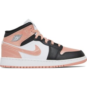 Air Jordan 1 Mid GS 'White Light Madder Root' DM9077-108