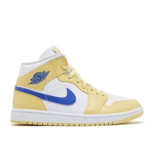 Wmns Air Jordan 1 Mid 'Lemon Wash' BQ6472-701
