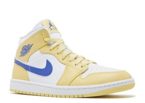 Wmns Air Jordan 1 Mid 'Lemon Wash' BQ6472-701