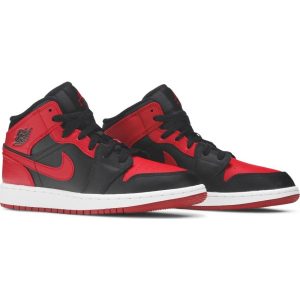 Air Jordan 1 Mid GS 'Banned' 554725-074