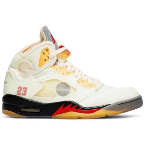 Off-White x Air Jordan 5 SP 'Sail' DH8565-100