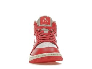 Wmns Air Jordan 1 Mid 'Strawberries and Cream' BQ6472-186