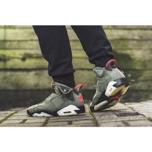 Travis Scott x Air Jordan 6 Retro 'Olive' CN1084-200