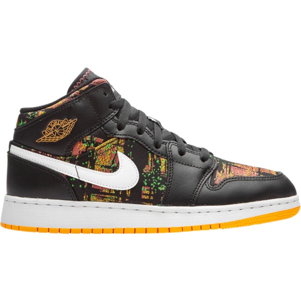 375d892e138511ee8b5e00affb376782 Air Jordan 1 Mid GS 'Black Laser Orange' 555112-003