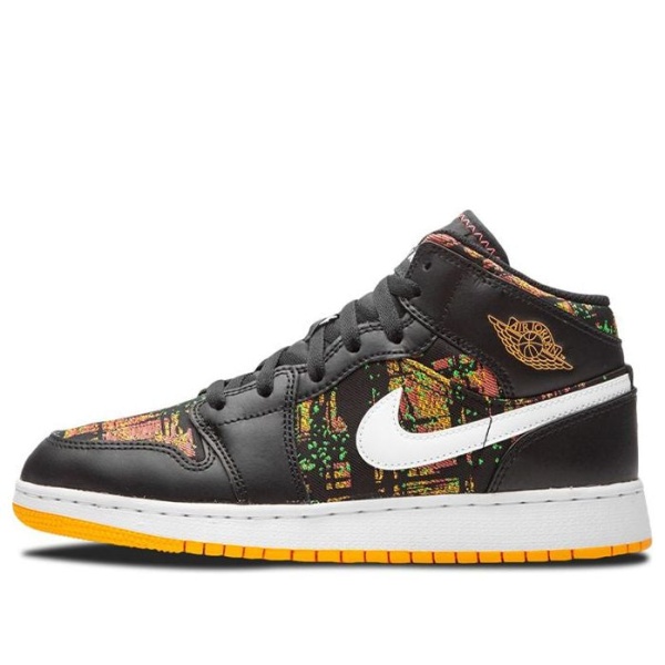 376efd27138511ee8b5e00affb376782 Air Jordan 1 Mid GS 'Black Laser Orange' 555112-003