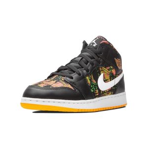 Air Jordan 1 Mid GS 'Black Laser Orange' 555112-003