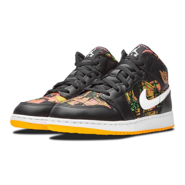 3780eaf1138511ee8b5e00affb376782 Air Jordan 1 Mid GS 'Black Laser Orange' 555112-003