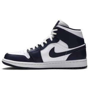 Air Jordan 1 Mid 'Obsidian' 554724-174