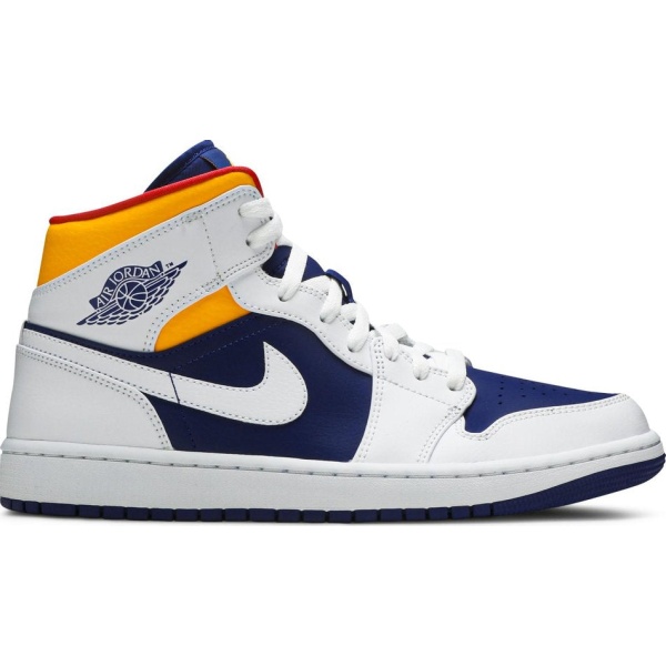 40527022138511ee8b5e00affb376782 Air Jordan 1 Mid 'White Deep Royal Blue' 554724-131