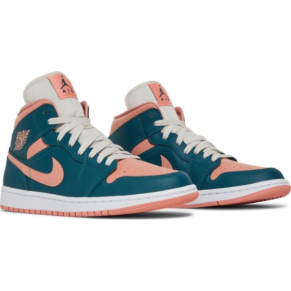 443149f7138511ee8b5e00affb376782 Wmns Air Jordan 1 Mid 'Dark Teal Green' BQ6472-308