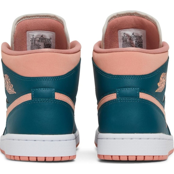 44385b08138511ee8b5e00affb376782 Wmns Air Jordan 1 Mid 'Dark Teal Green' BQ6472-308