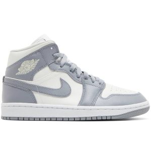 Wmns Air Jordan 1 Mid 'Stealth' BQ6472-115